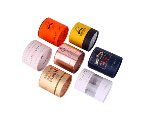 圓（yuán）形紙罐包裝盒 富婆膏護膚品（pǐn）麵霜香薰精油紙罐包裝圓形馬油紙筒